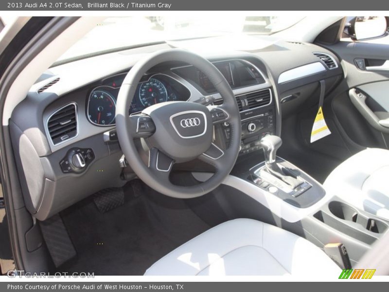 Brilliant Black / Titanium Gray 2013 Audi A4 2.0T Sedan