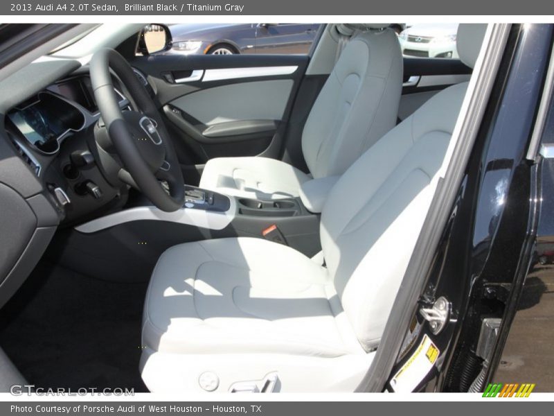 Brilliant Black / Titanium Gray 2013 Audi A4 2.0T Sedan