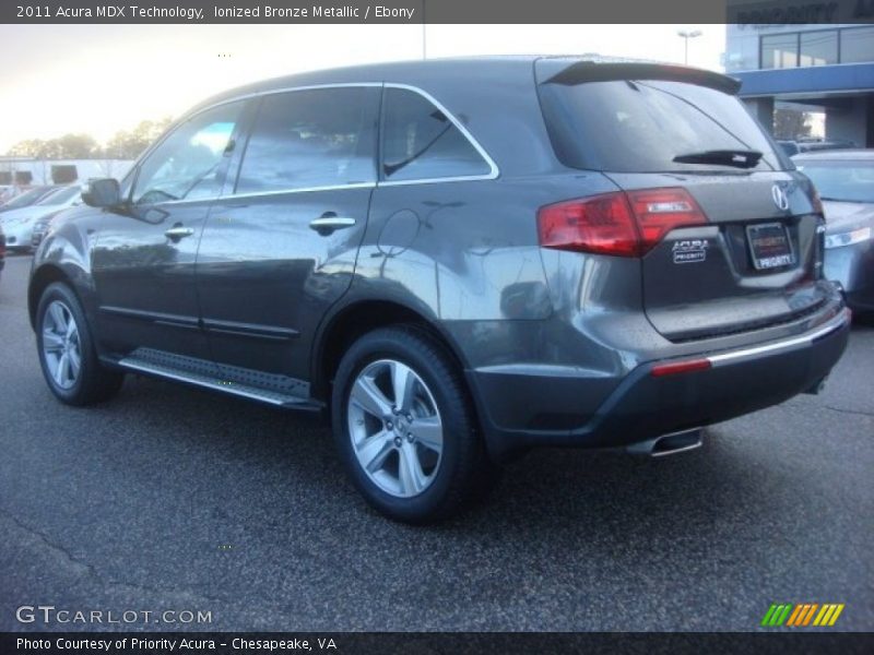 Ionized Bronze Metallic / Ebony 2011 Acura MDX Technology