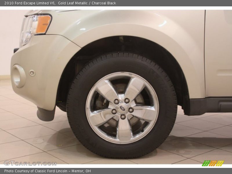 Gold Leaf Metallic / Charcoal Black 2010 Ford Escape Limited V6