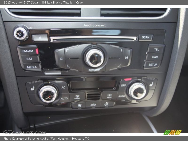 Brilliant Black / Titanium Gray 2013 Audi A4 2.0T Sedan