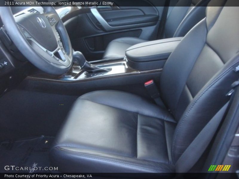 Ionized Bronze Metallic / Ebony 2011 Acura MDX Technology