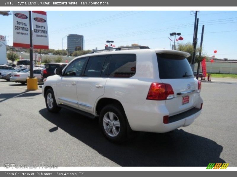 Blizzard White Pearl / Sandstone 2013 Toyota Land Cruiser