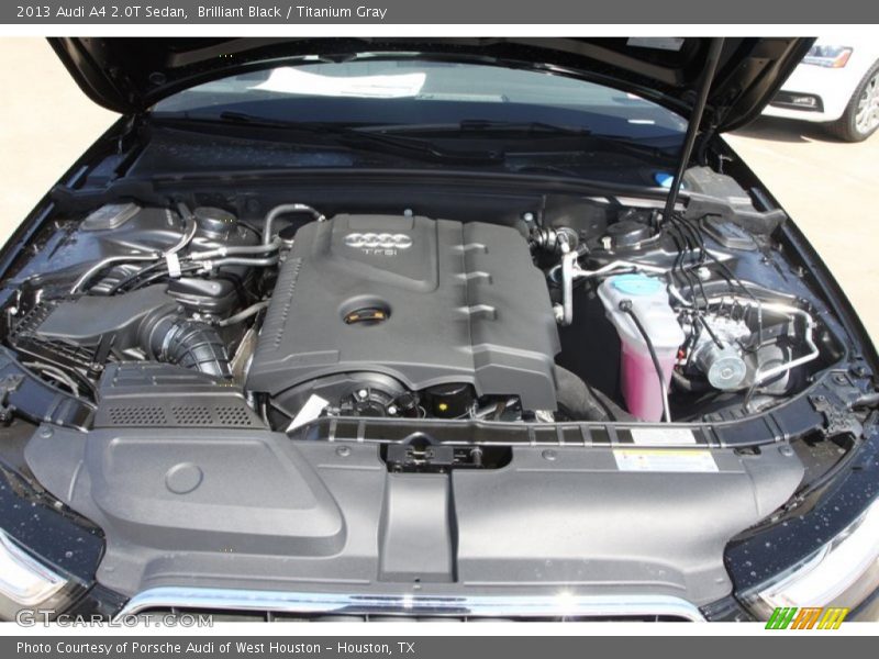 Brilliant Black / Titanium Gray 2013 Audi A4 2.0T Sedan