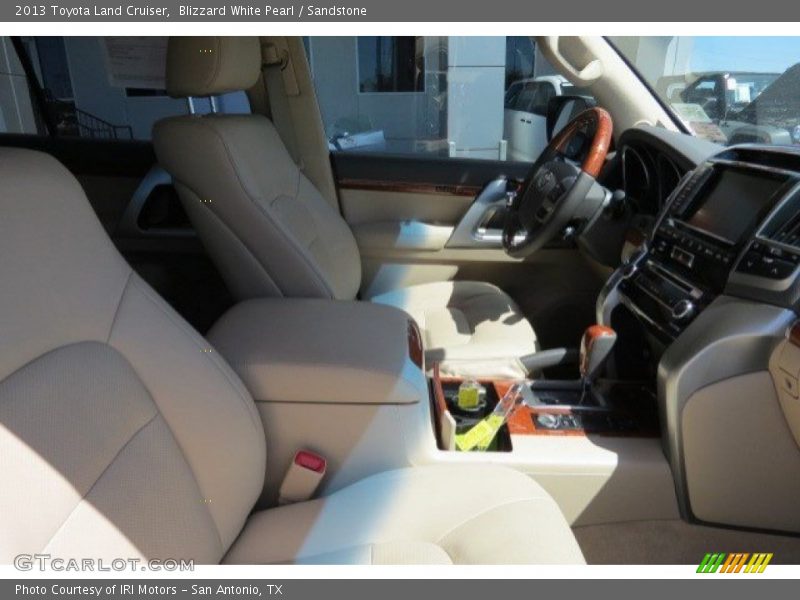 Blizzard White Pearl / Sandstone 2013 Toyota Land Cruiser