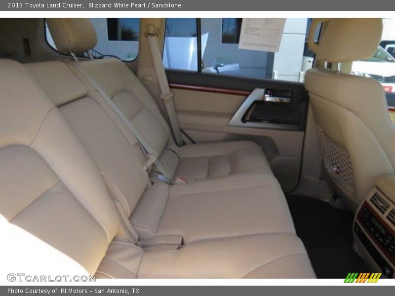 Blizzard White Pearl / Sandstone 2013 Toyota Land Cruiser