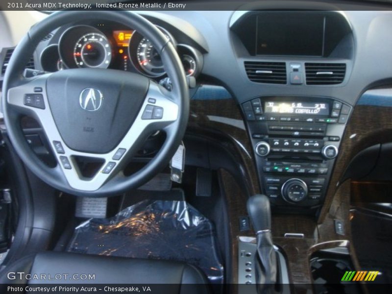 Ionized Bronze Metallic / Ebony 2011 Acura MDX Technology