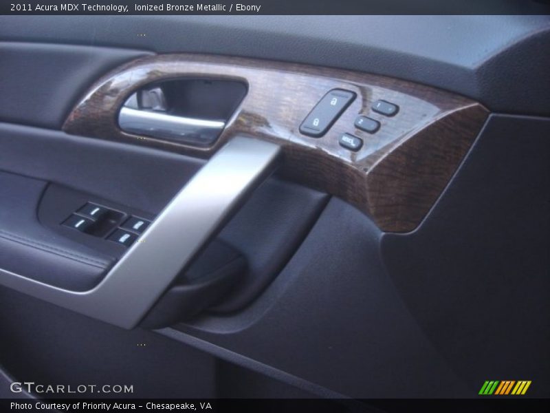 Ionized Bronze Metallic / Ebony 2011 Acura MDX Technology