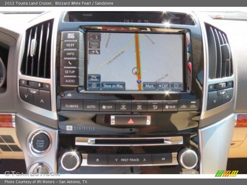 Blizzard White Pearl / Sandstone 2013 Toyota Land Cruiser