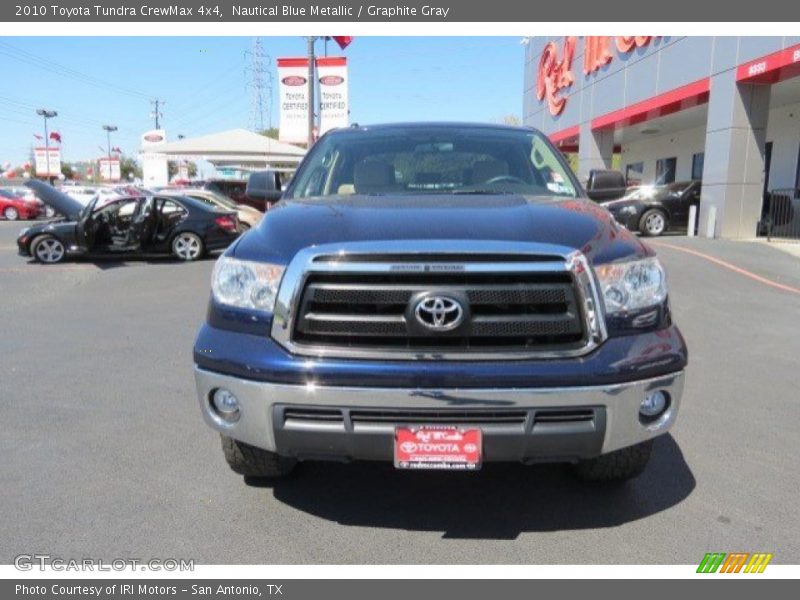 Nautical Blue Metallic / Graphite Gray 2010 Toyota Tundra CrewMax 4x4