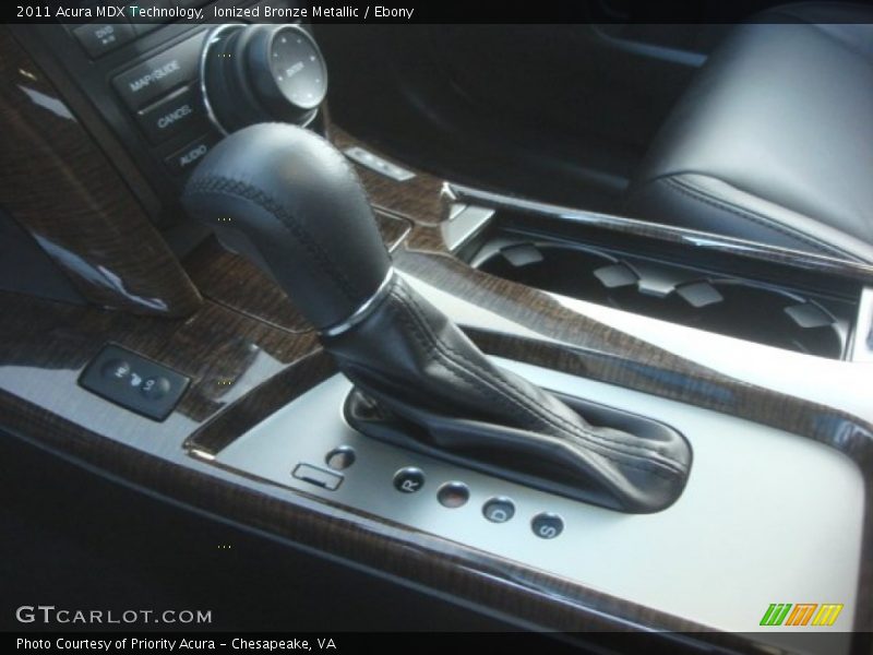 Ionized Bronze Metallic / Ebony 2011 Acura MDX Technology