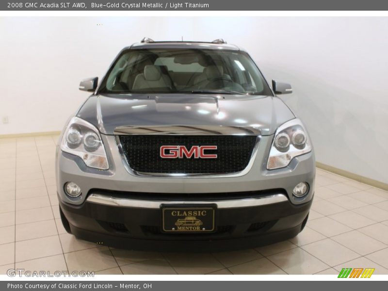 Blue-Gold Crystal Metallic / Light Titanium 2008 GMC Acadia SLT AWD