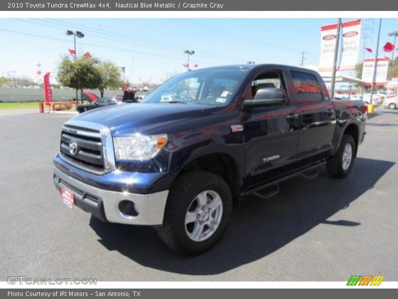 Nautical Blue Metallic / Graphite Gray 2010 Toyota Tundra CrewMax 4x4