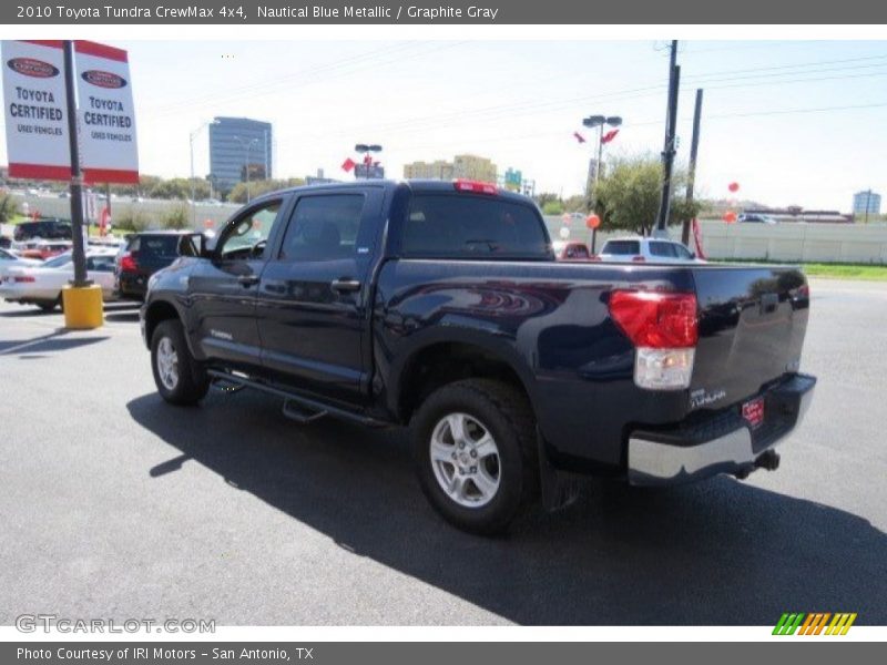 Nautical Blue Metallic / Graphite Gray 2010 Toyota Tundra CrewMax 4x4