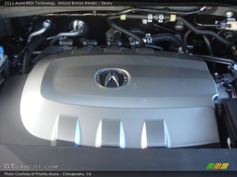 Ionized Bronze Metallic / Ebony 2011 Acura MDX Technology