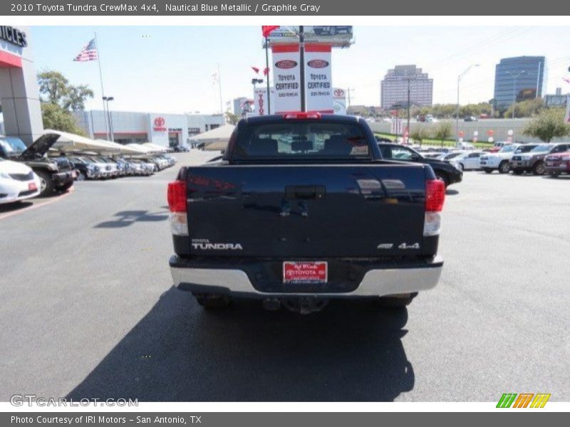 Nautical Blue Metallic / Graphite Gray 2010 Toyota Tundra CrewMax 4x4