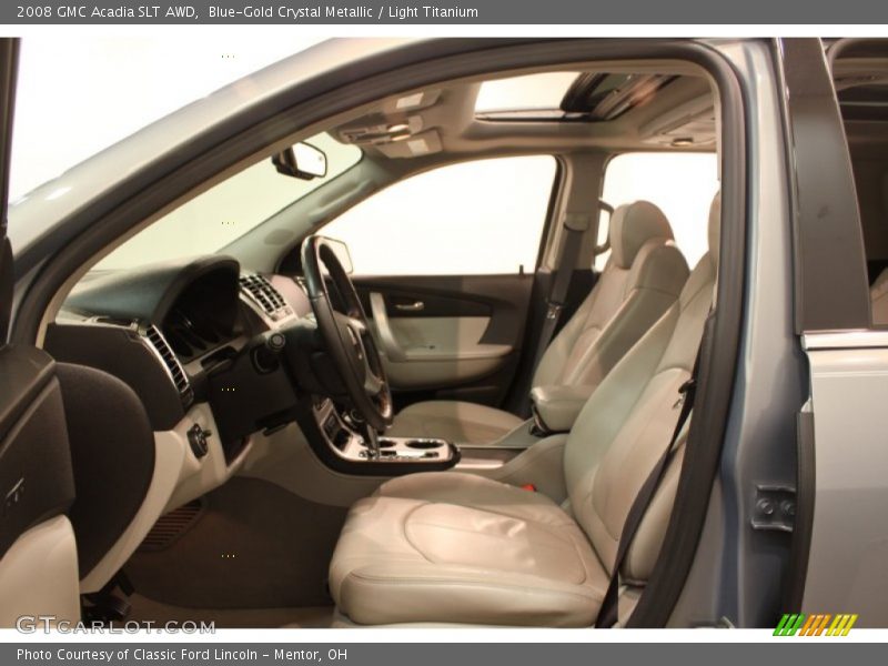 Blue-Gold Crystal Metallic / Light Titanium 2008 GMC Acadia SLT AWD