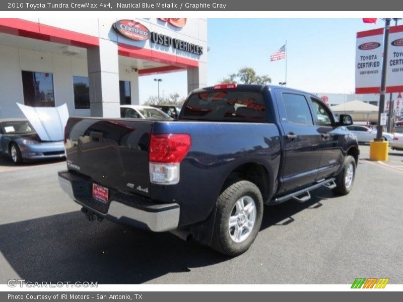 Nautical Blue Metallic / Graphite Gray 2010 Toyota Tundra CrewMax 4x4