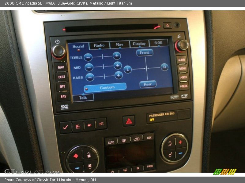 Blue-Gold Crystal Metallic / Light Titanium 2008 GMC Acadia SLT AWD