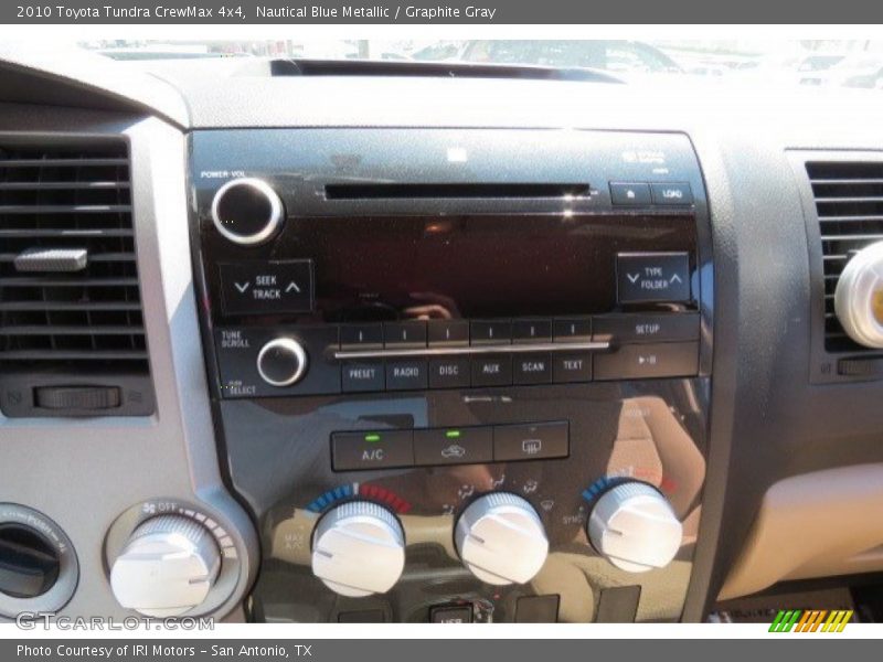 Nautical Blue Metallic / Graphite Gray 2010 Toyota Tundra CrewMax 4x4