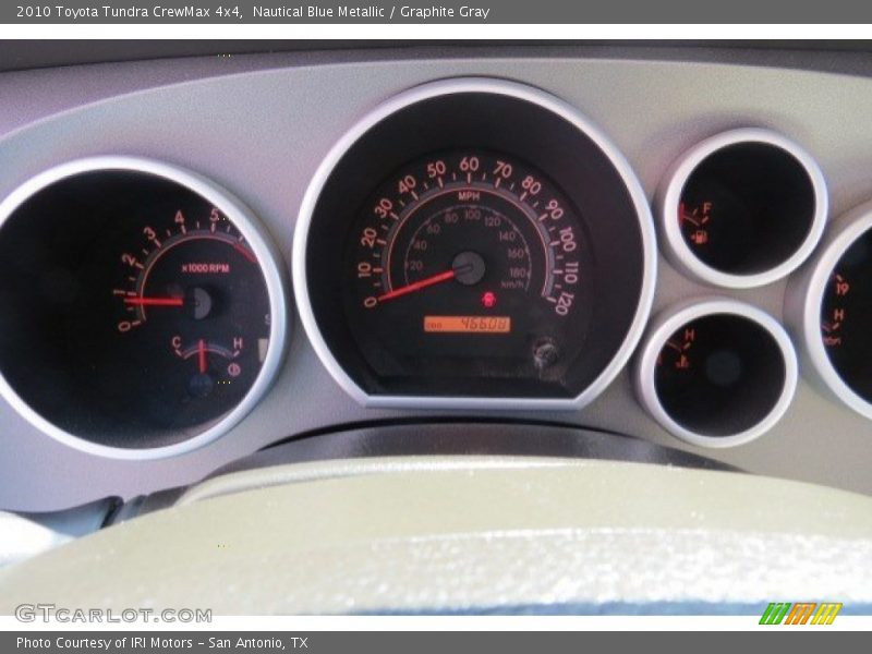 Nautical Blue Metallic / Graphite Gray 2010 Toyota Tundra CrewMax 4x4