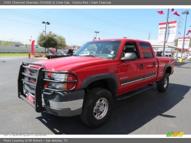 Victory Red / Dark Charcoal 2003 Chevrolet Silverado 2500HD LS Crew Cab