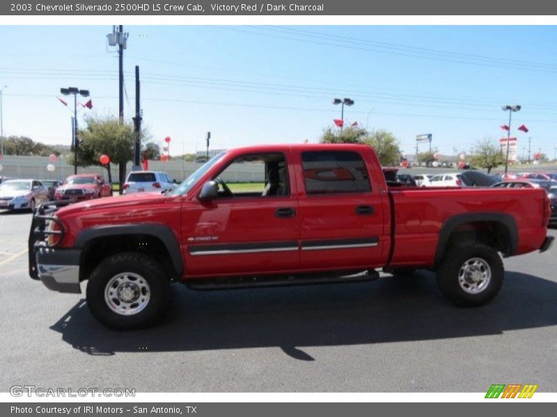 Victory Red / Dark Charcoal 2003 Chevrolet Silverado 2500HD LS Crew Cab