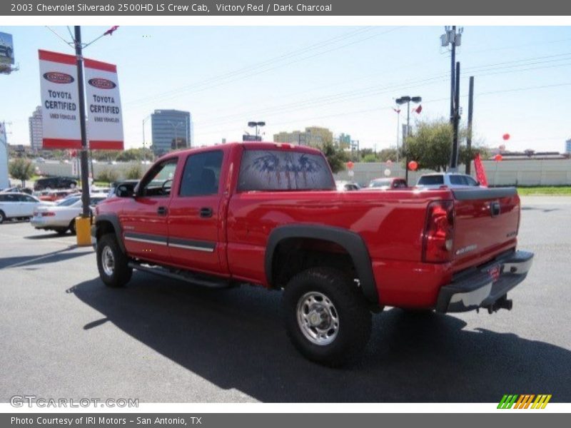 Victory Red / Dark Charcoal 2003 Chevrolet Silverado 2500HD LS Crew Cab