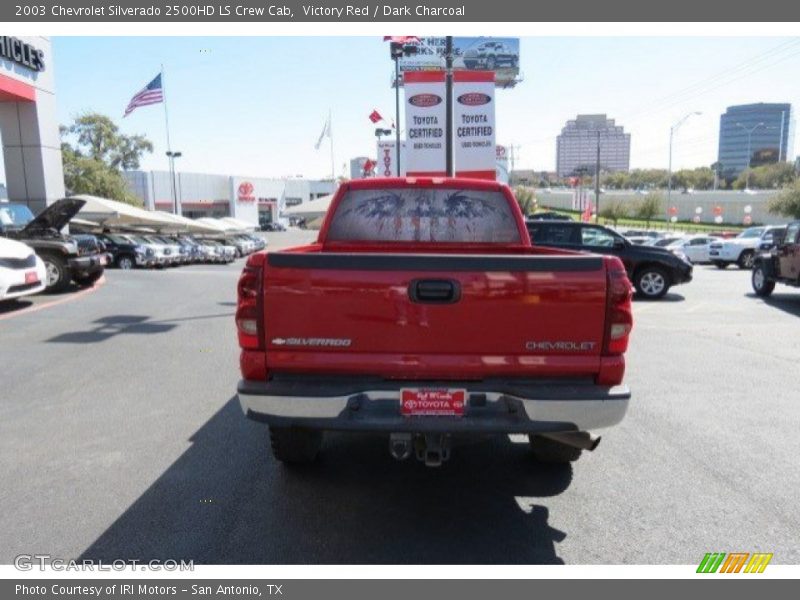 Victory Red / Dark Charcoal 2003 Chevrolet Silverado 2500HD LS Crew Cab