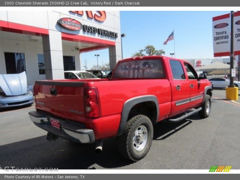 Victory Red / Dark Charcoal 2003 Chevrolet Silverado 2500HD LS Crew Cab