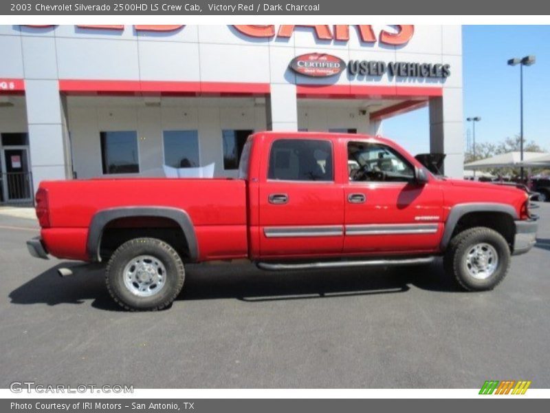 Victory Red / Dark Charcoal 2003 Chevrolet Silverado 2500HD LS Crew Cab