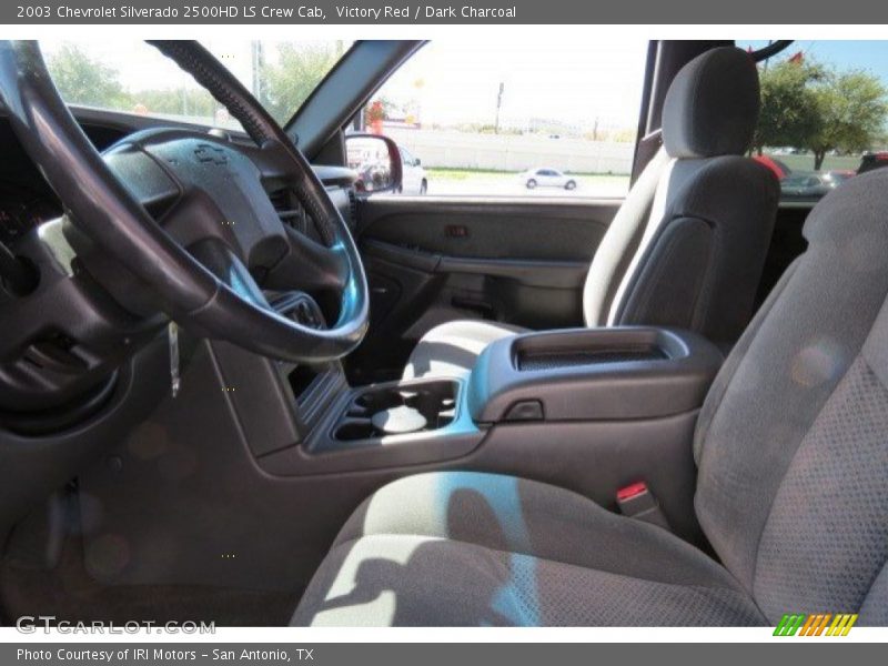 Victory Red / Dark Charcoal 2003 Chevrolet Silverado 2500HD LS Crew Cab