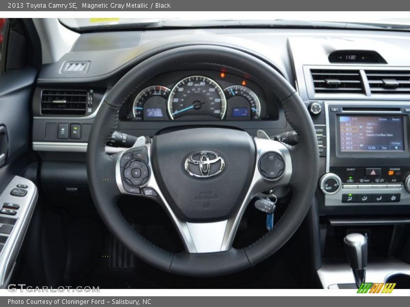 Magnetic Gray Metallic / Black 2013 Toyota Camry SE
