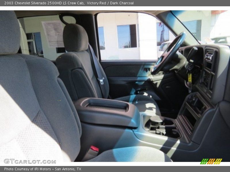 Victory Red / Dark Charcoal 2003 Chevrolet Silverado 2500HD LS Crew Cab