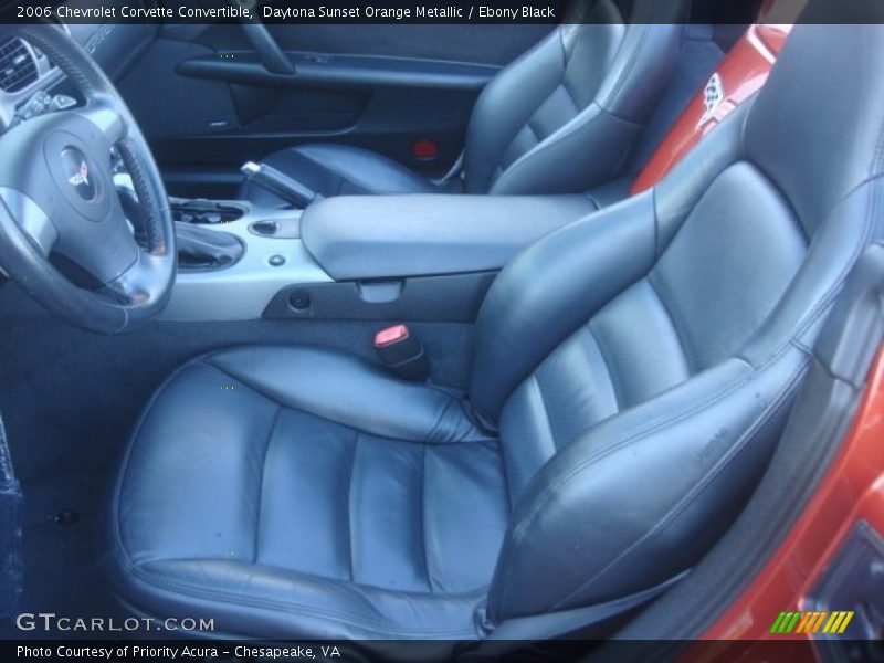 Front Seat of 2006 Corvette Convertible