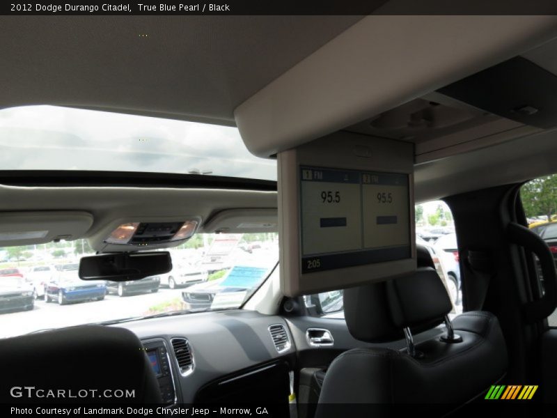 True Blue Pearl / Black 2012 Dodge Durango Citadel