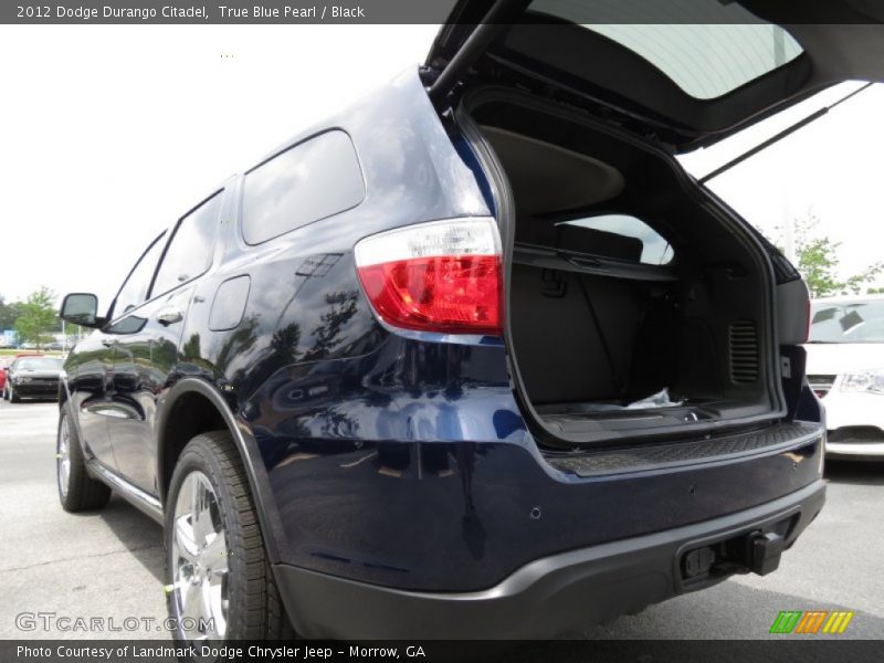 True Blue Pearl / Black 2012 Dodge Durango Citadel
