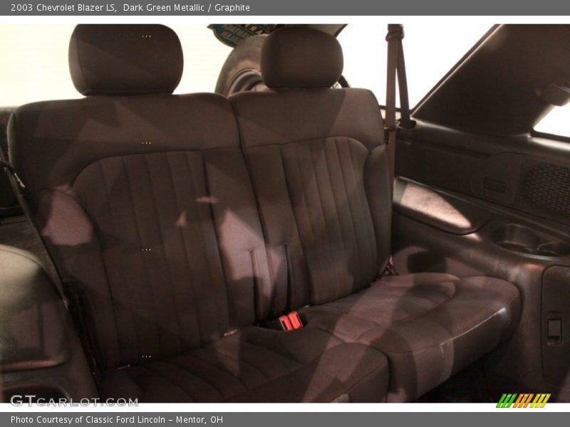 Dark Green Metallic / Graphite 2003 Chevrolet Blazer LS