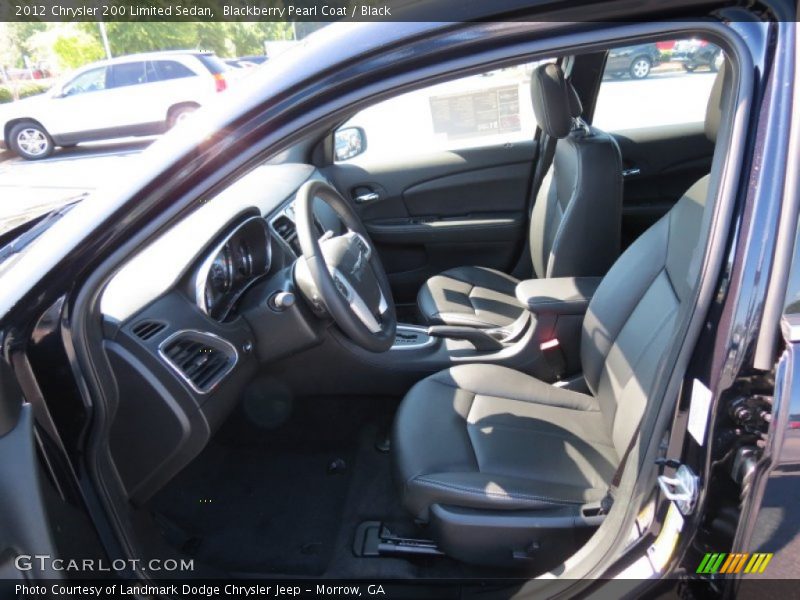 Blackberry Pearl Coat / Black 2012 Chrysler 200 Limited Sedan