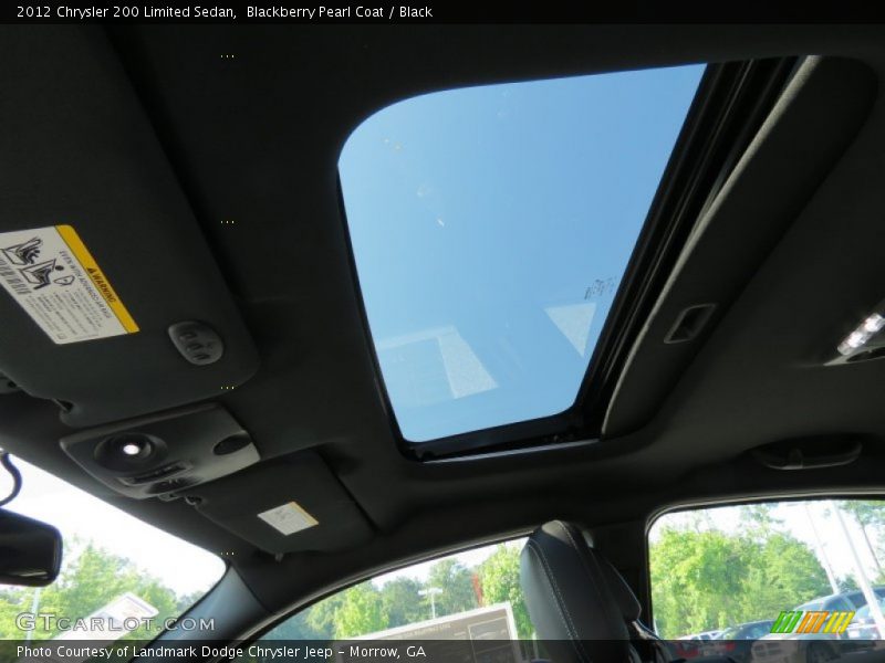 Blackberry Pearl Coat / Black 2012 Chrysler 200 Limited Sedan