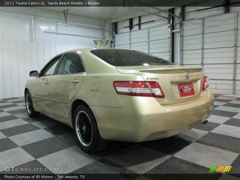 Sandy Beach Metallic / Bisque 2011 Toyota Camry LE