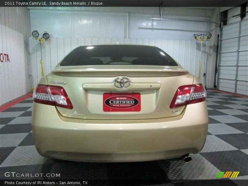 Sandy Beach Metallic / Bisque 2011 Toyota Camry LE