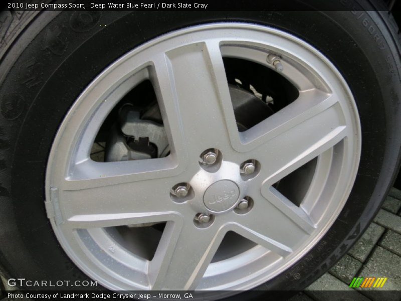 Deep Water Blue Pearl / Dark Slate Gray 2010 Jeep Compass Sport