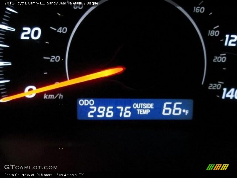 Sandy Beach Metallic / Bisque 2011 Toyota Camry LE