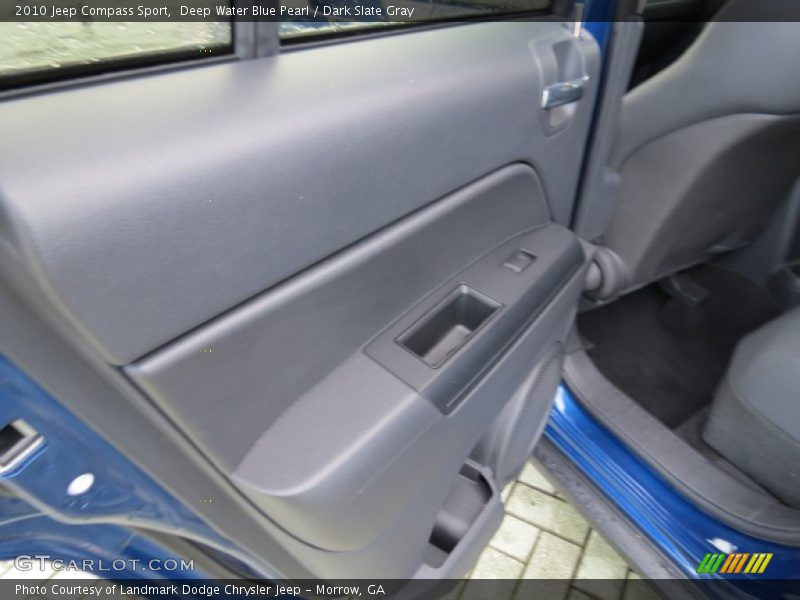 Deep Water Blue Pearl / Dark Slate Gray 2010 Jeep Compass Sport