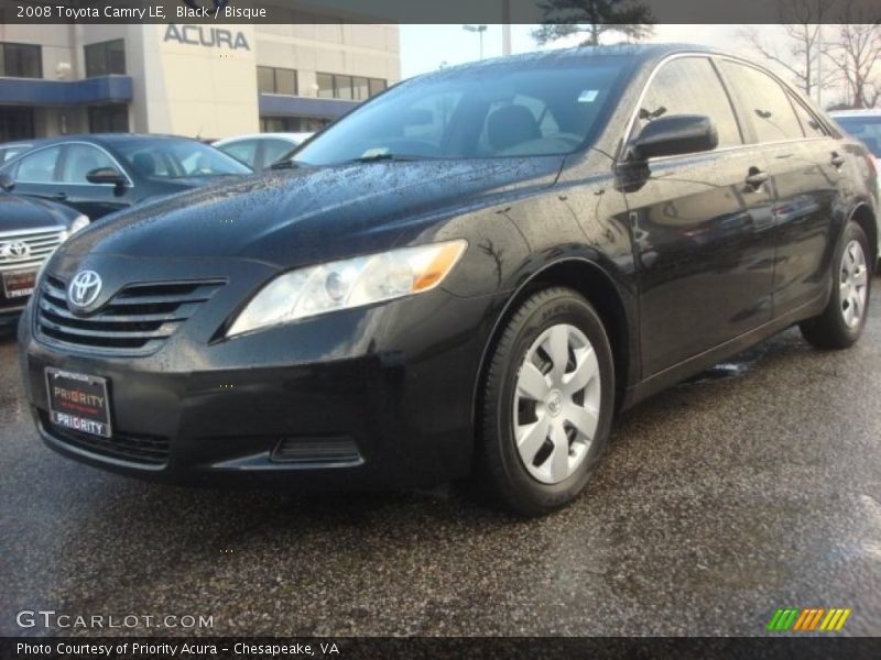 Black / Bisque 2008 Toyota Camry LE