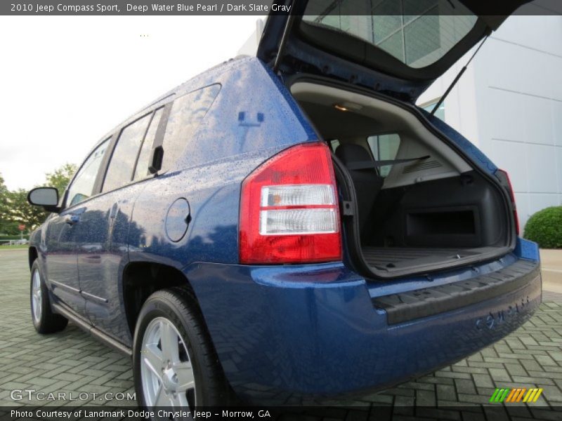 Deep Water Blue Pearl / Dark Slate Gray 2010 Jeep Compass Sport