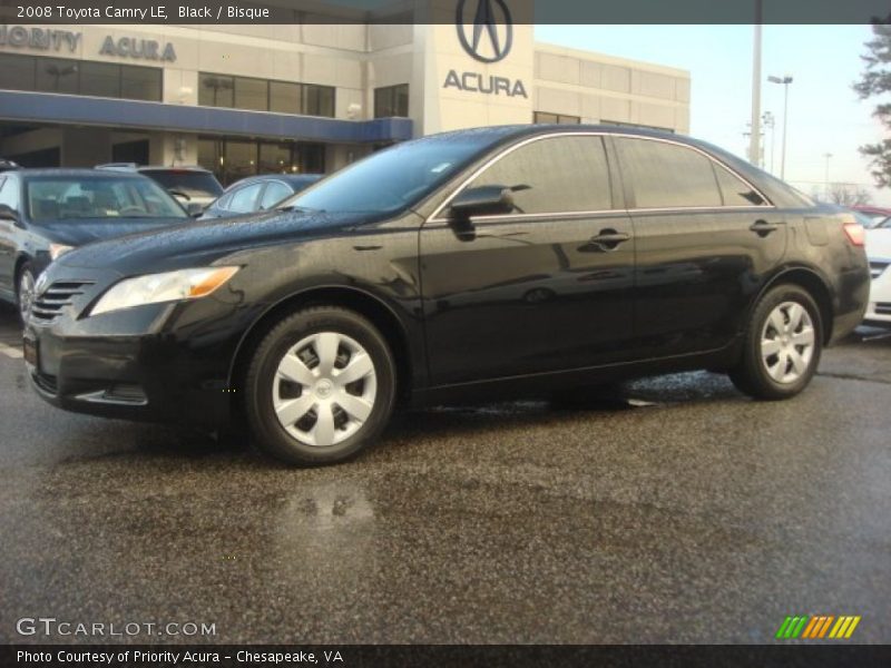 Black / Bisque 2008 Toyota Camry LE