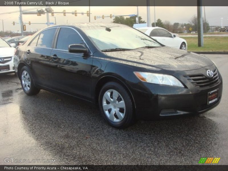 Black / Bisque 2008 Toyota Camry LE