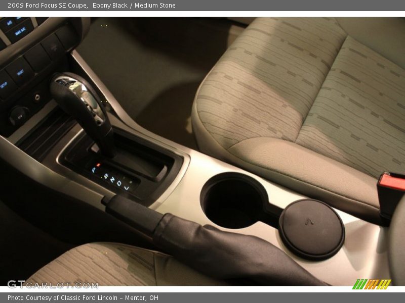 Ebony Black / Medium Stone 2009 Ford Focus SE Coupe